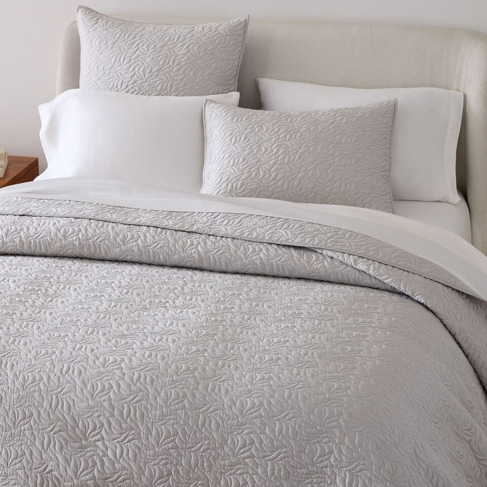 Silky TENCEL™ Floral Bedspread & Pillowcases West Elm UK